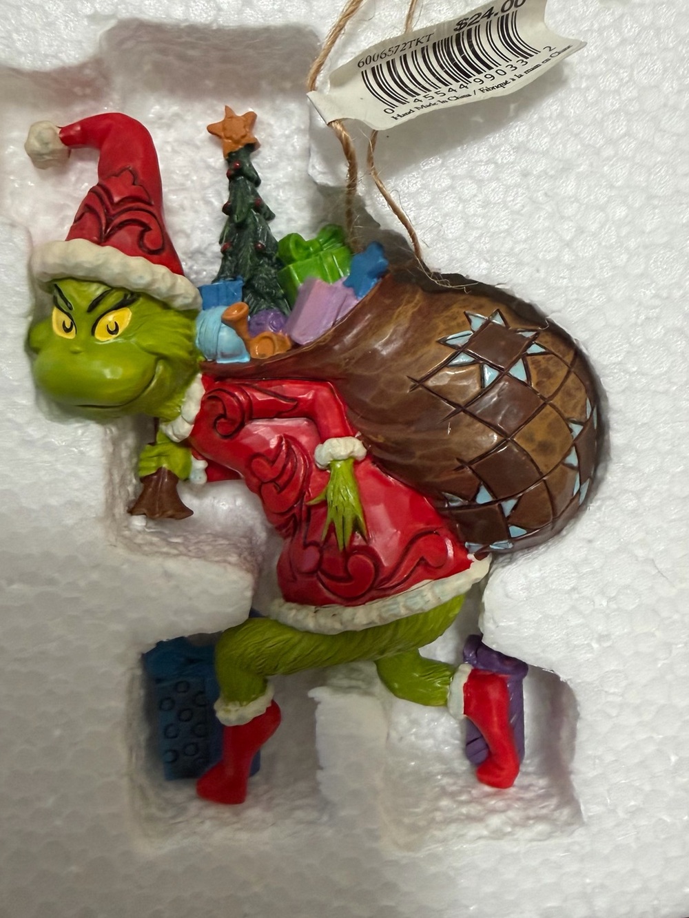 The Grinch Ornament By Jim Shore